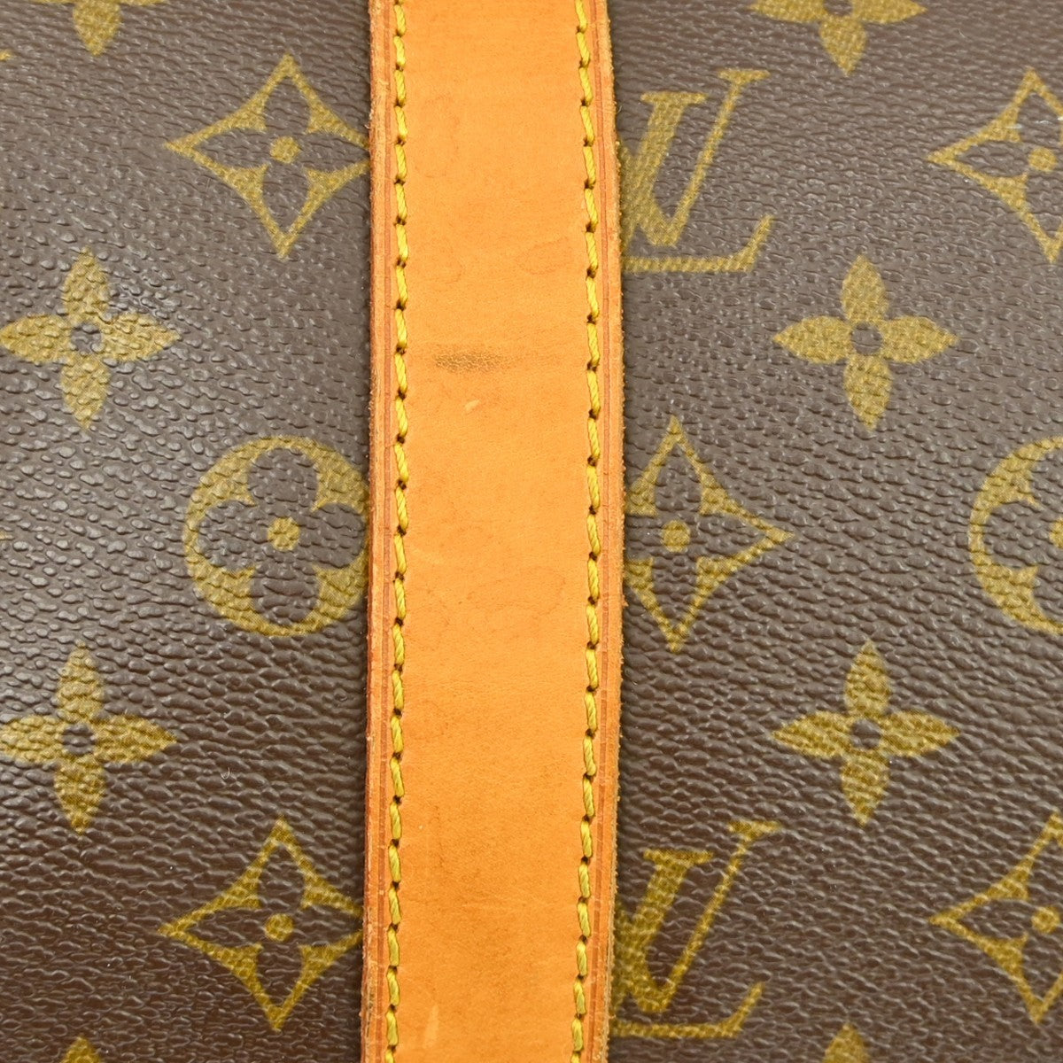 Louis Vuitton Keepall Bag Monogram Canvas Brown Canvas Travel Bag
