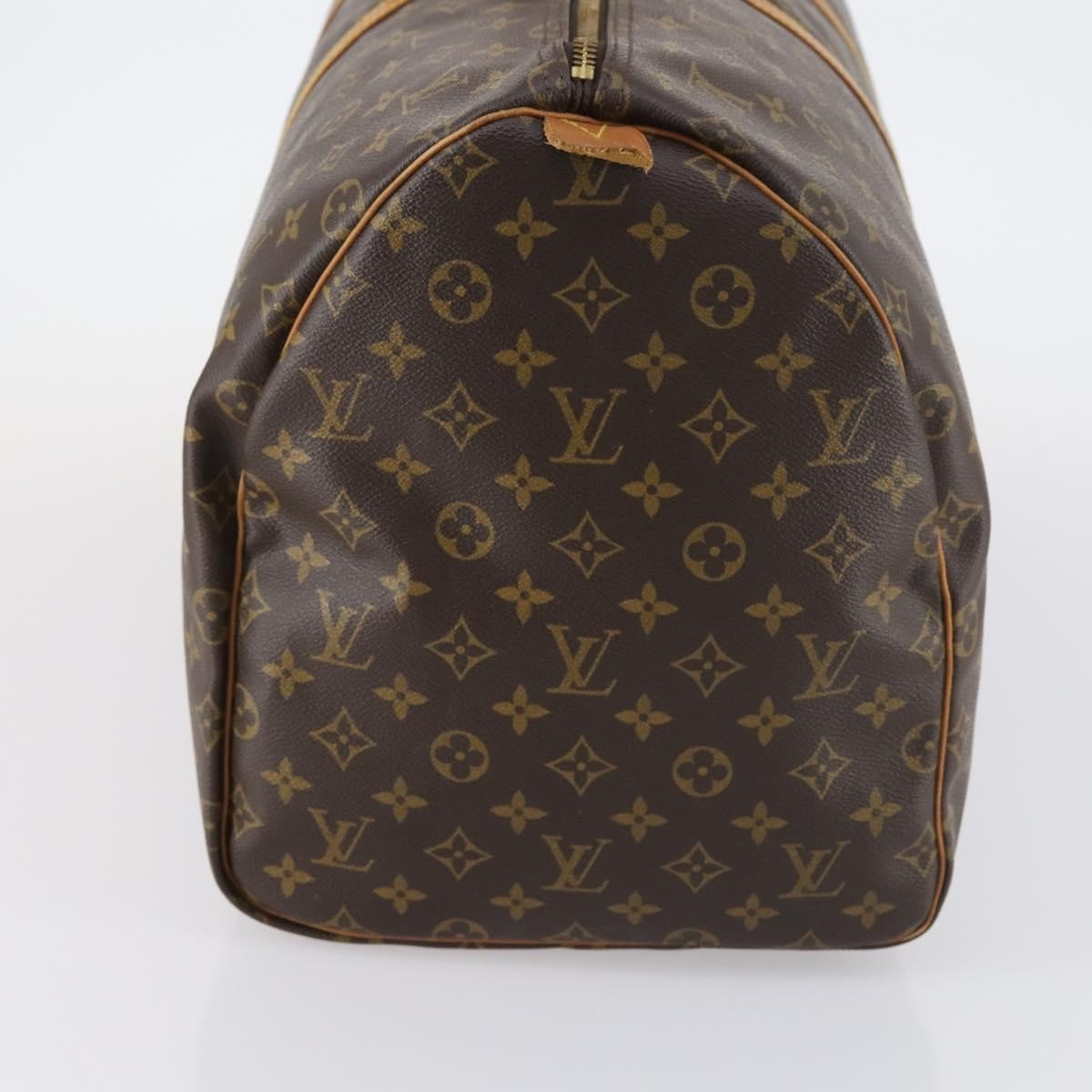 Louis Vuitton Keepall Bag Monogram Canvas Brown Canvas Travel Bag