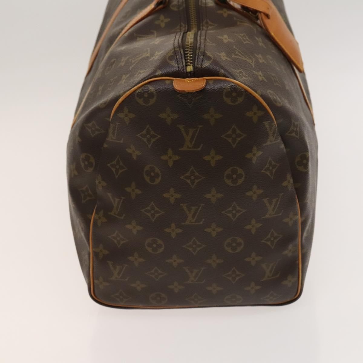 Louis Vuitton Keepall Bag Monogram Canvas Brown Canvas Travel Bag