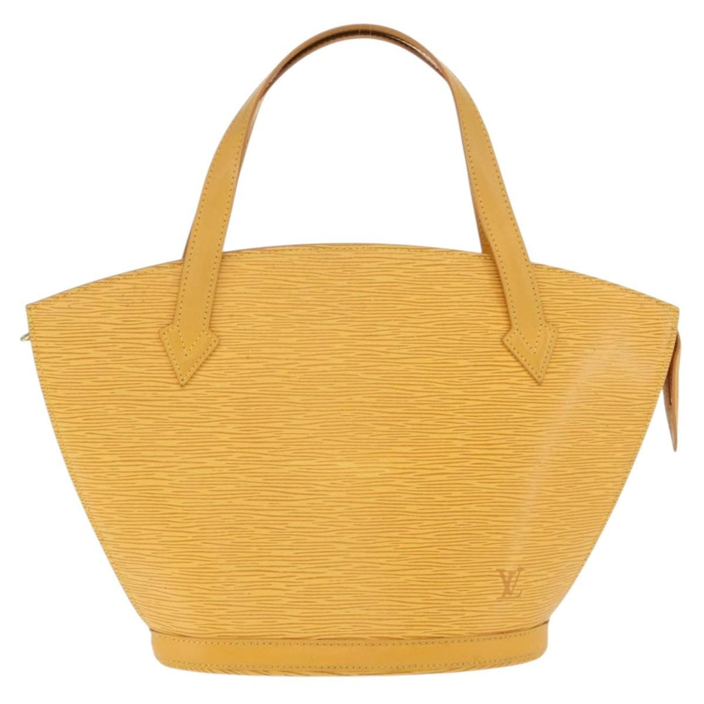Louis Vuitton Saint Jacques Handbag Epi Leather Yellow Leather Handbag