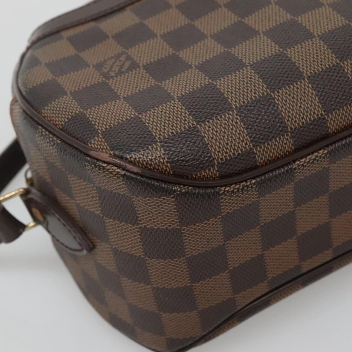 Louis Vuitton Blois Handbag Monogram Canvas Brown Canvas Shoulder Bag