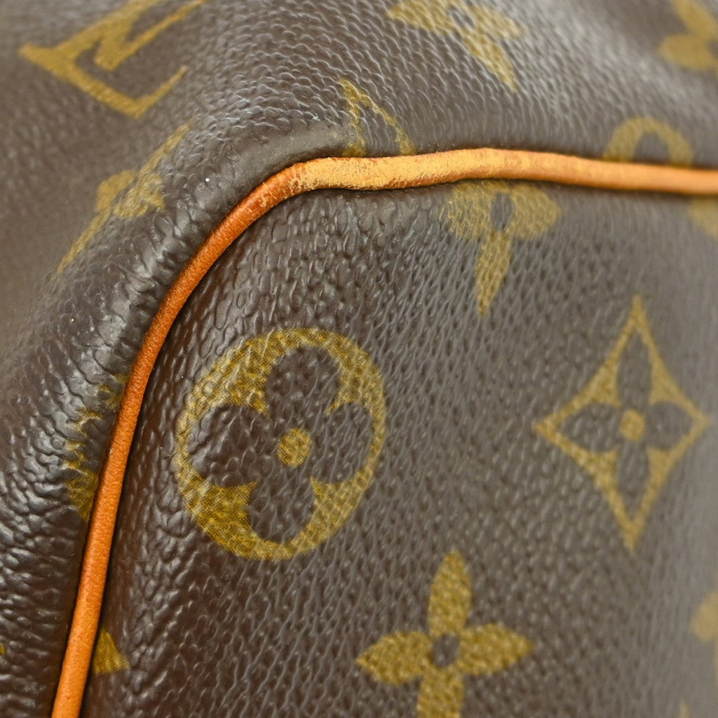 Louis Vuitton Keepall Bag Monogram Canvas Brown Canvas Travel Bag
