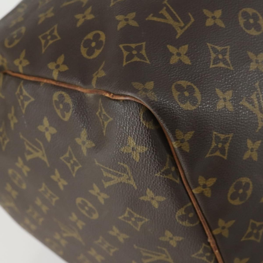 Louis Vuitton Keepall Bag Monogram Canvas Brown Canvas Travel Bag