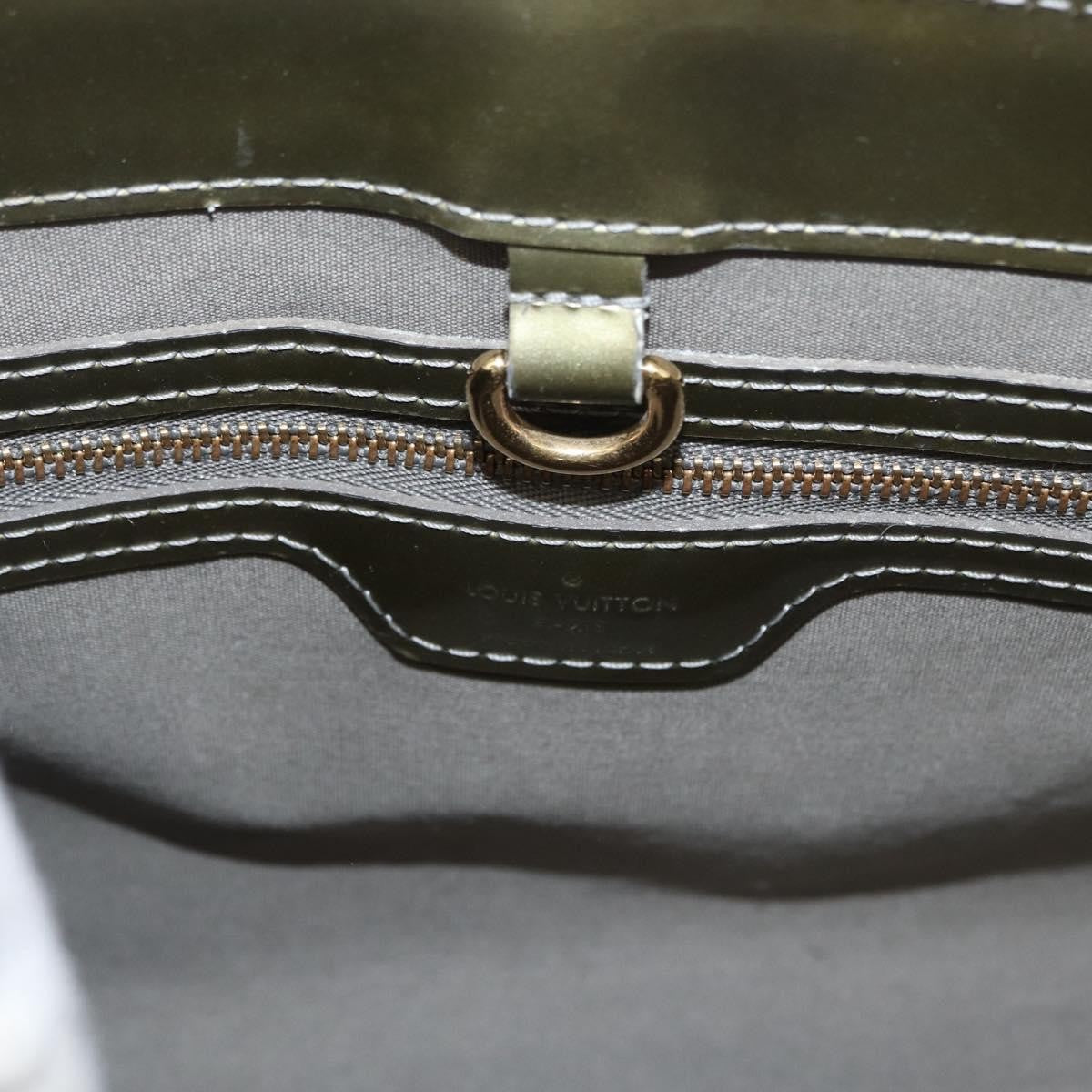 Louis Vuitton Wilshire Handbag Monogram Vernis Gray Patent_Leather Tote Bag
