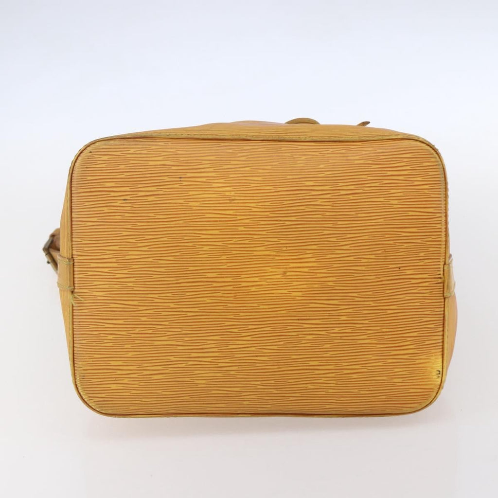 Louis Vuitton Petit Noe Handbag Epi Leather Yellow Leather Shoulder Bag