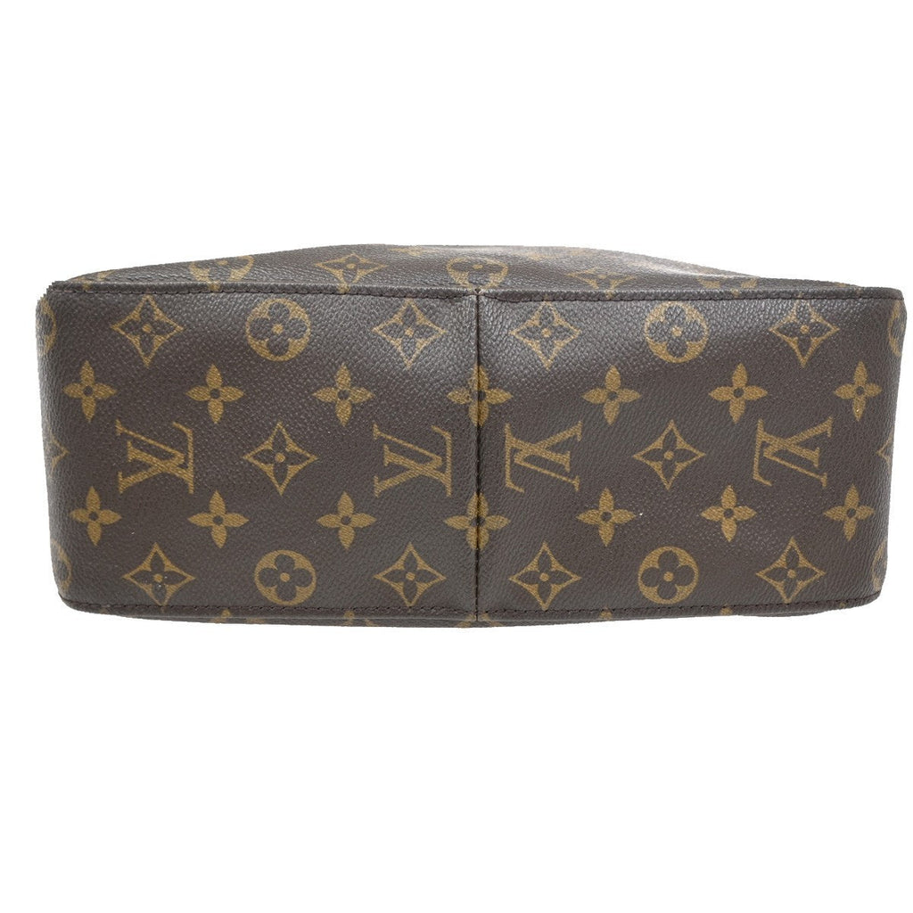 Louis Vuitton Monogram Looping Handbag Monogram Canvas Brown Canvas Shoulder Bag