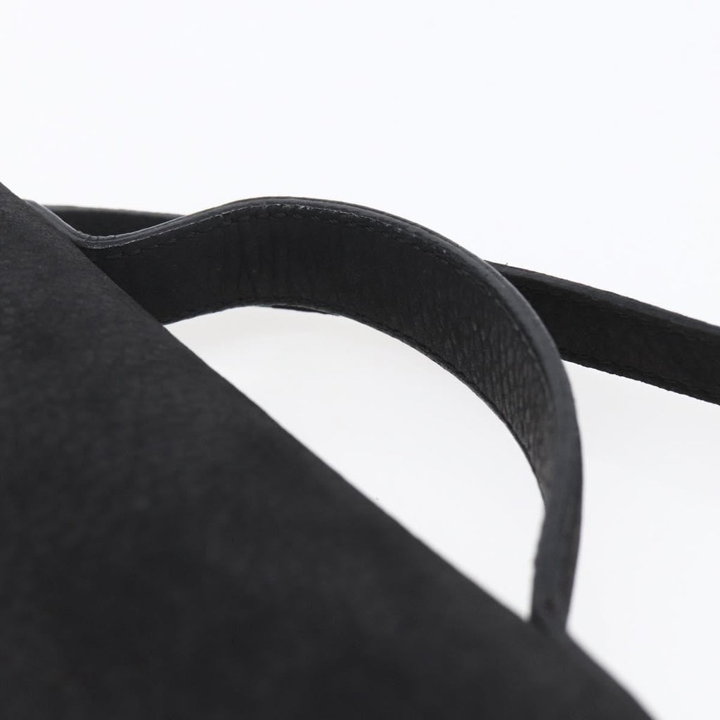 Celine Circle Logo Shoulder Bag Leather Black Leather Shoulder Bag Bag