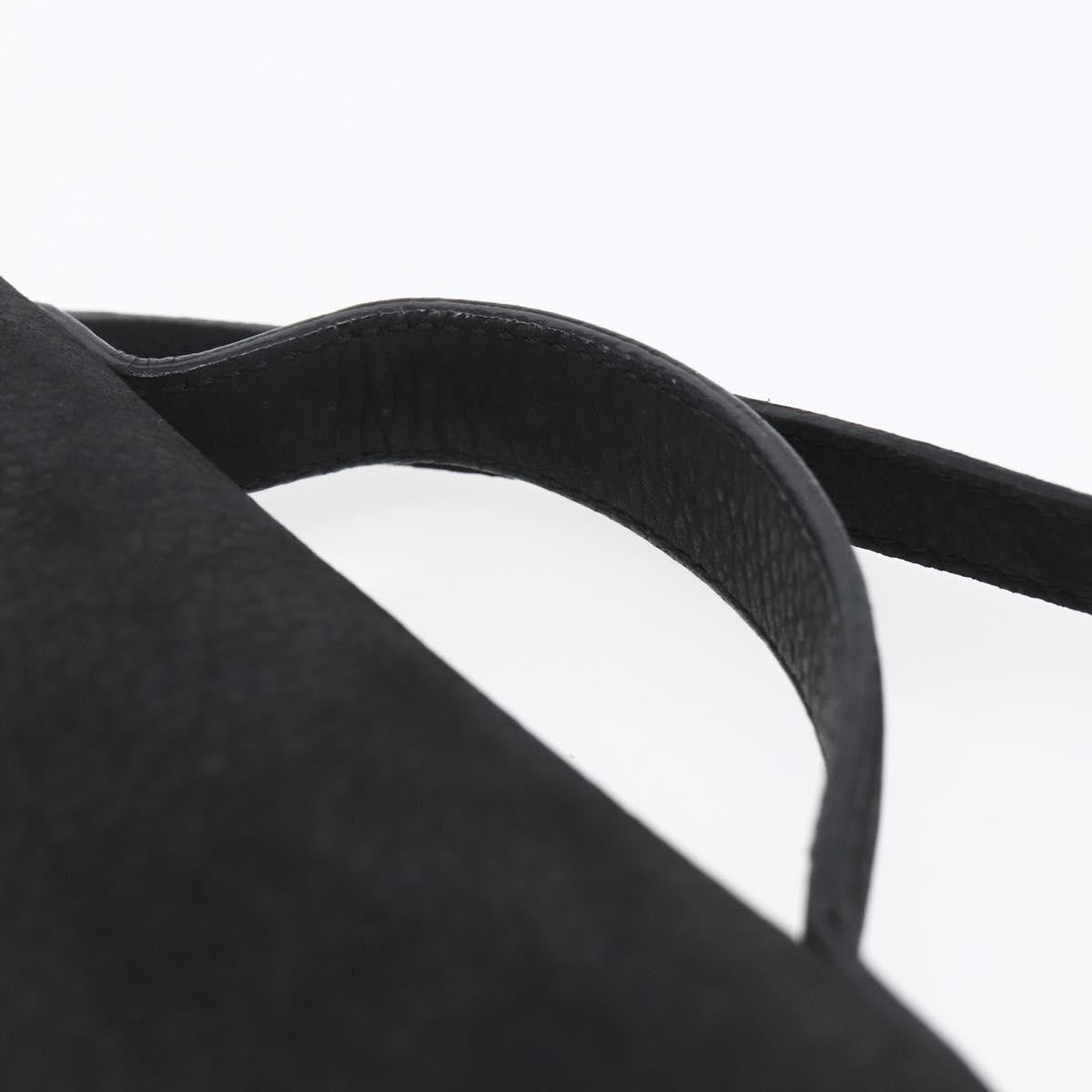 Celine Circle Logo Shoulder Bag Leather Black Leather Shoulder Bag Bag