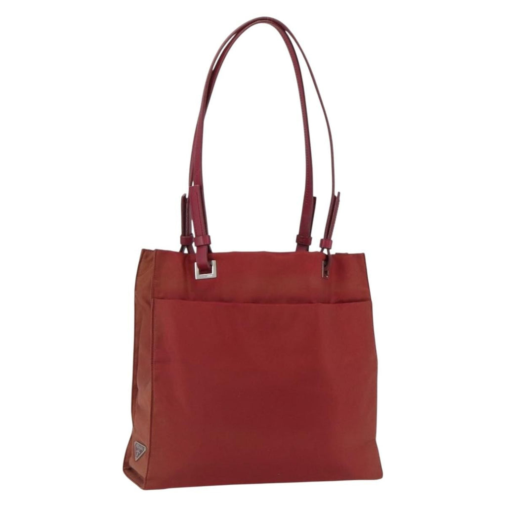 Prada Vintage Tote Tessuto Red Nylon Tote Bag Bag