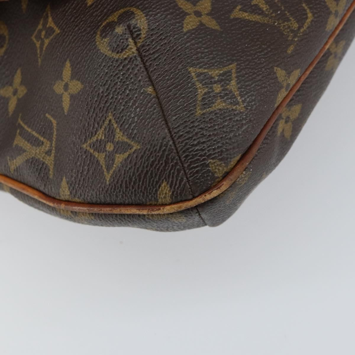 Louis Vuitton Musette Salsa Handbag Monogram Canvas Brown Canvas Shoulder Bag