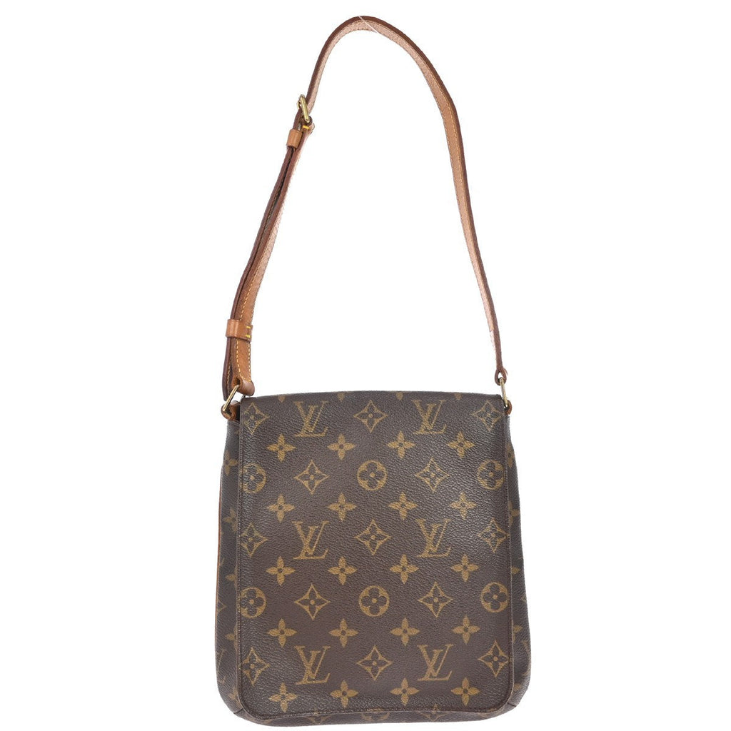 Louis Vuitton Musette Salsa Handbag Monogram Canvas Brown Canvas Shoulder Bag