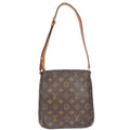 Louis Vuitton Musette Salsa Handbag Monogram Canvas Brown Canvas Shoulder Bag
