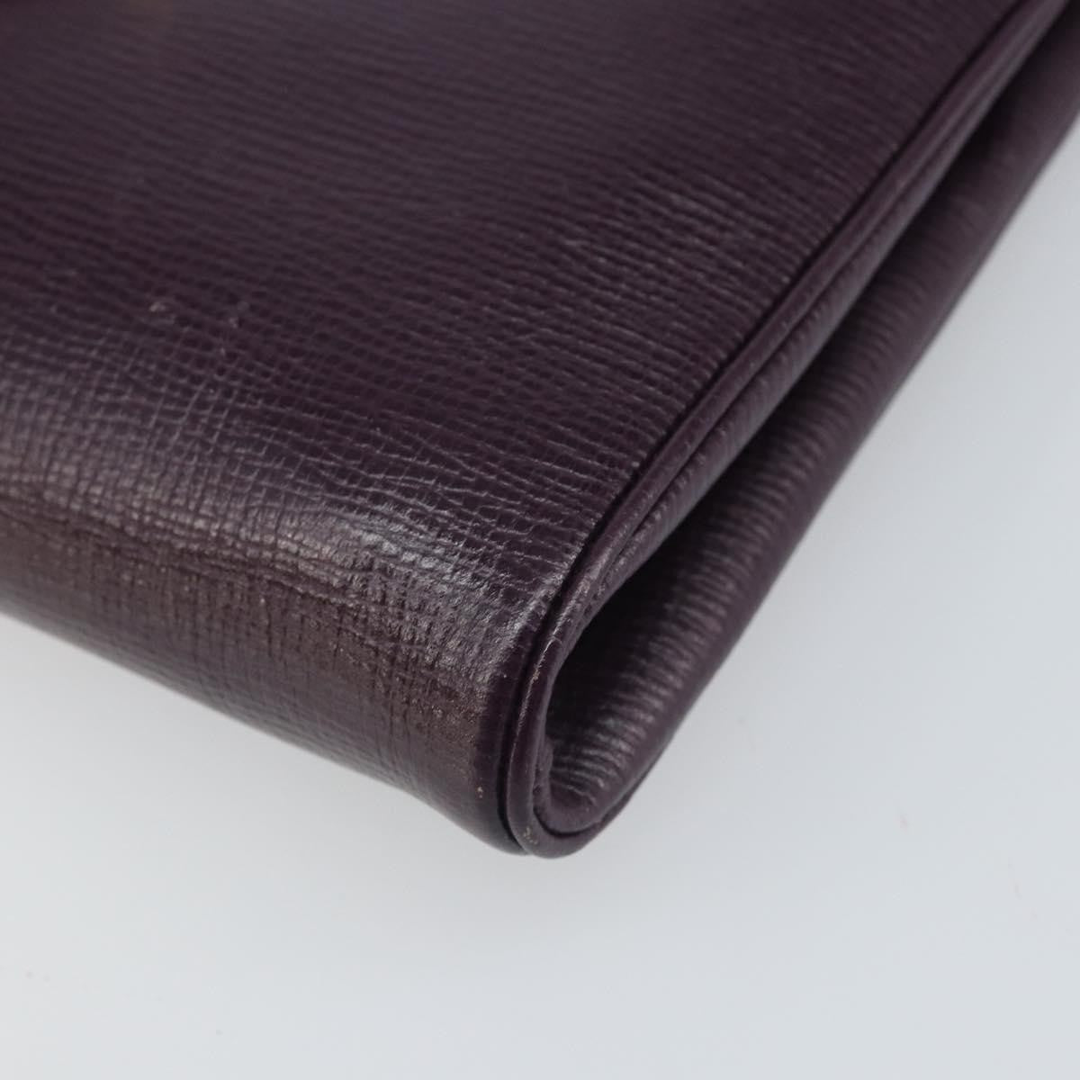 Celine Circle Logo Shoulder Bag Leather Purple Leather Shoulder Bag Bag