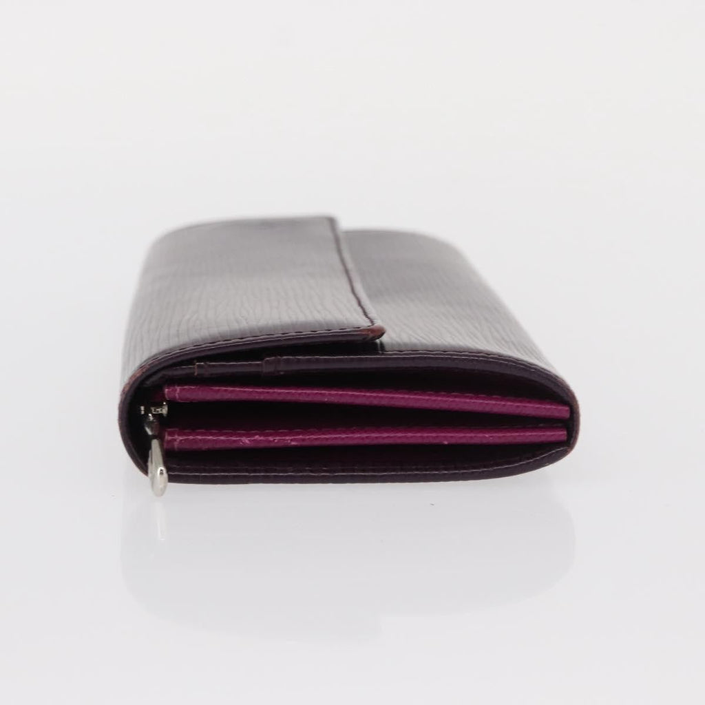 Louis Vuitton Vintage Sarah Wallet Epi Leather Purple Leather Wallets Accessory