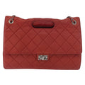 Chanel 2.55 Shoulder Bag Leather Red Leather Handbag