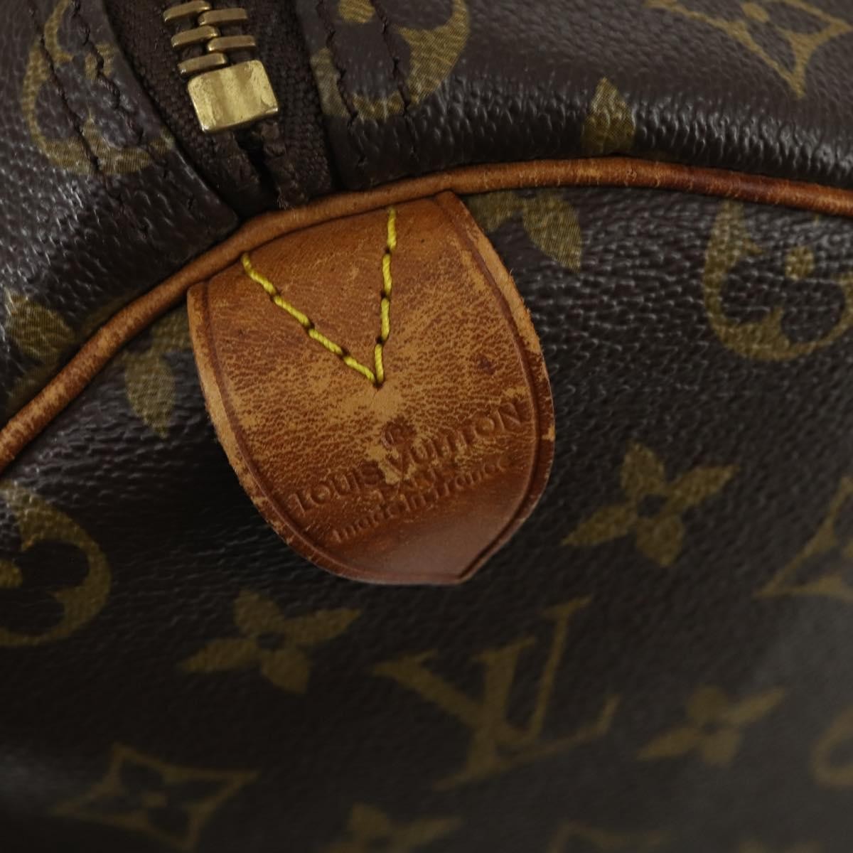 Louis Vuitton Keepall Bag Monogram Canvas Brown Canvas Travel Bag
