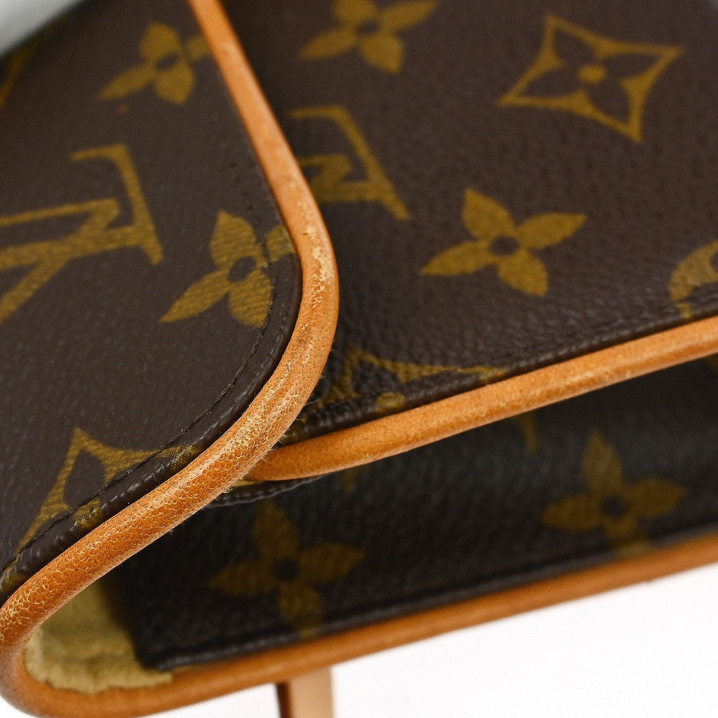 Louis Vuitton Florentine Waist Bag Monogram Canvas Brown Canvas Clutche & Pouche Bag