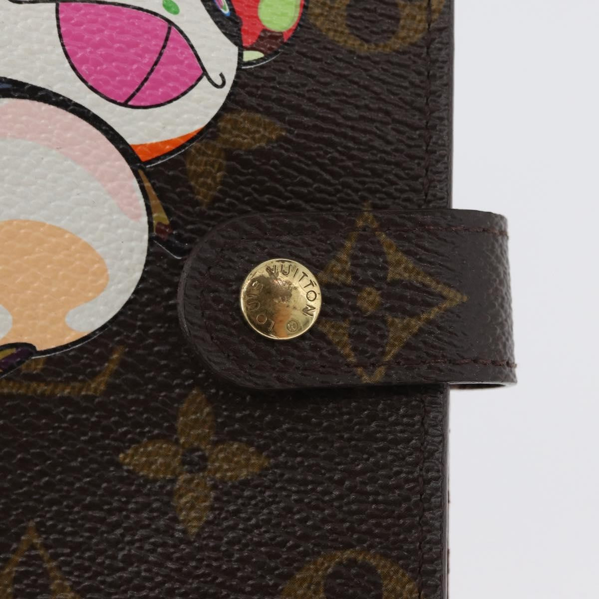 Louis Vuitton Agenda Cover Monogram Panda Brown Canvas Wallets Accessory