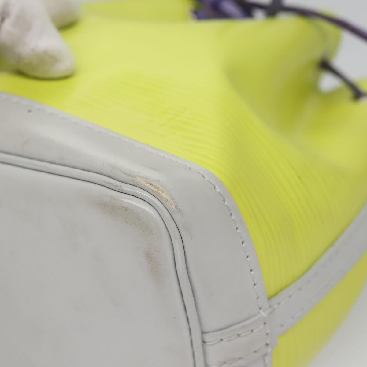 Louis Vuitton Neonoe Handbag Epi Leather Yellow Leather Bag