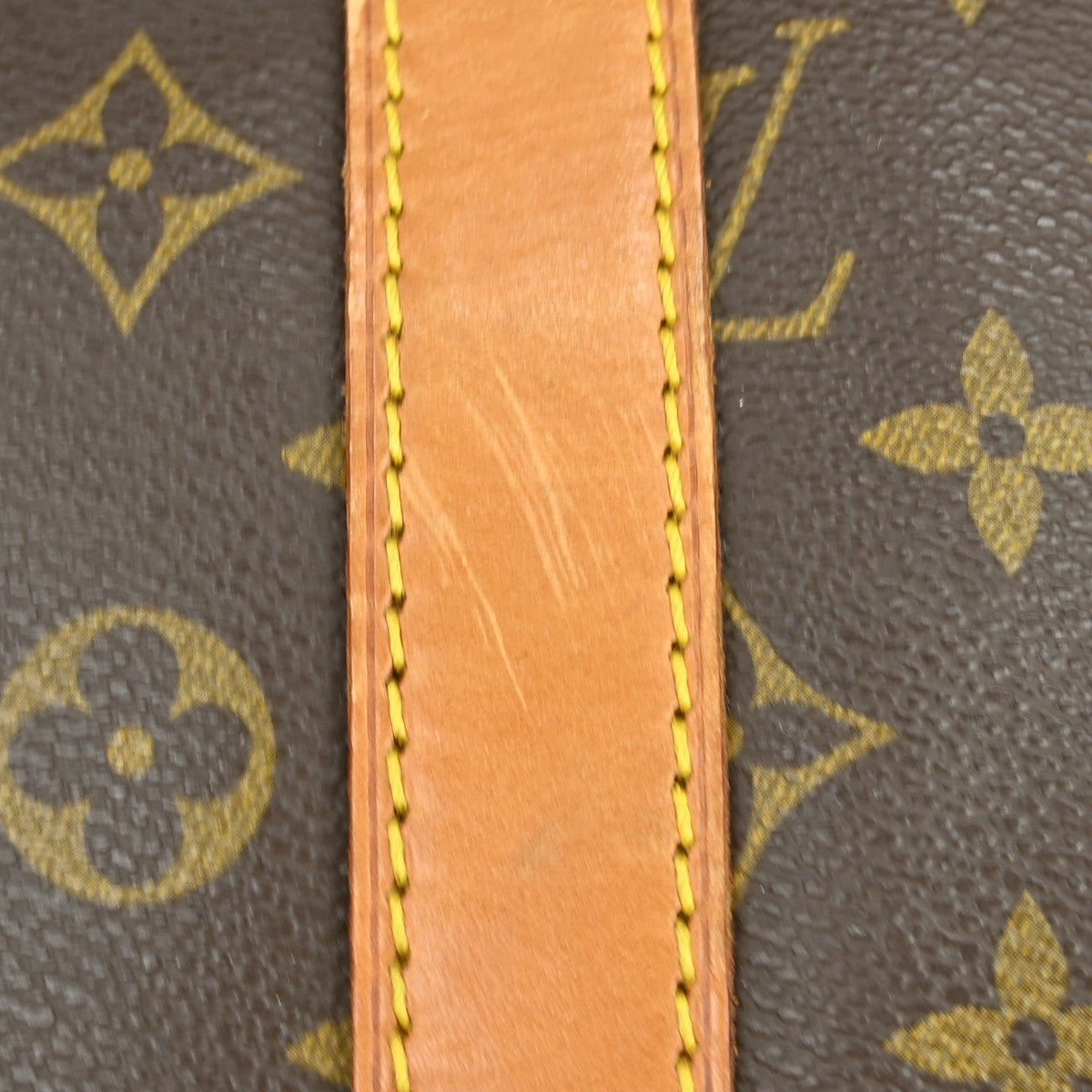 Louis Vuitton Keepall Bag Monogram Canvas Brown Canvas Travel Bag