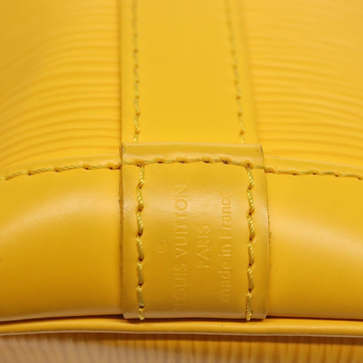 Louis Vuitton Noe Handbag Epi Leather Yellow Leather Bag