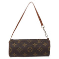 Louis Vuitton Papillon Pochette Monogram Canvas Brown Canvas Clutche & Pouche Bag
