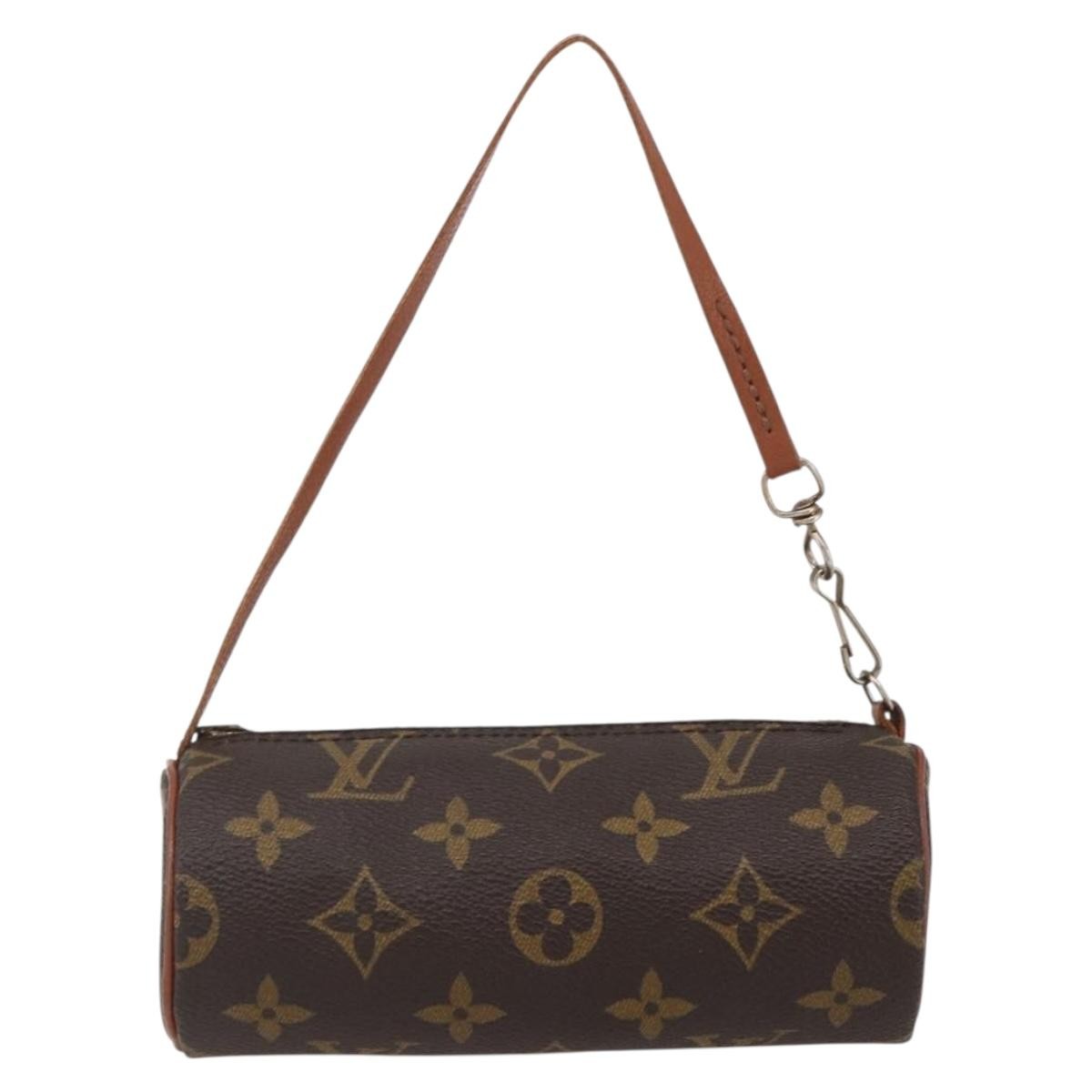 Louis Vuitton Papillon Pochette Monogram Canvas Brown Canvas Clutche & Pouche Bag