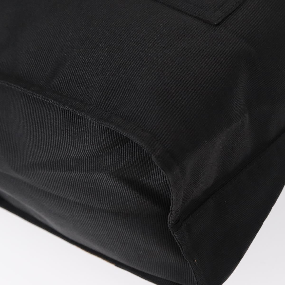 Fendi Vintage Convertible Logo Weekender Nylon Black Nylon Tote Bag Bag