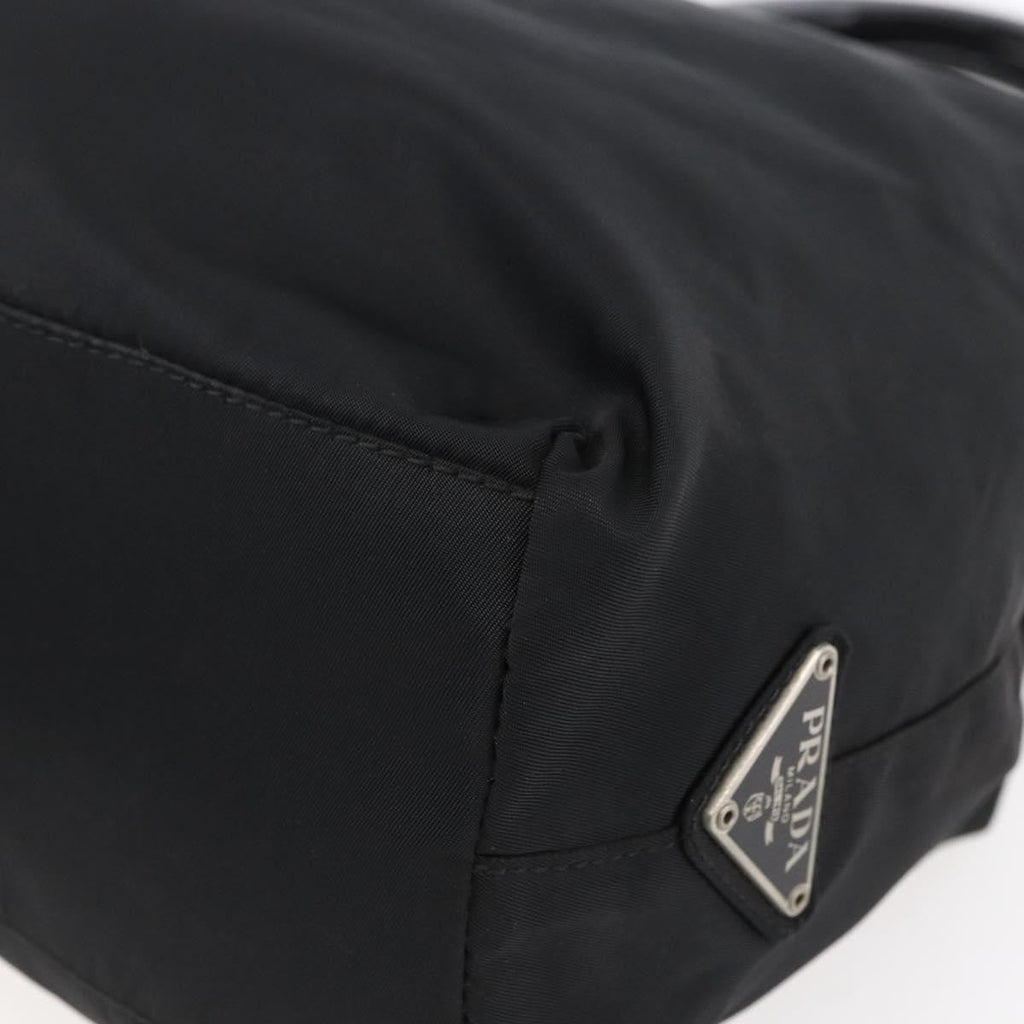 Prada Vintage Handbag Tessuto Black Nylon Handbag