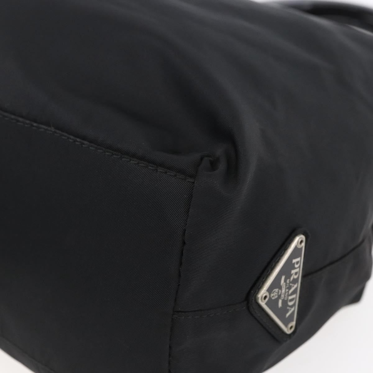 Prada Vintage Handbag Tessuto Black Nylon Handbag