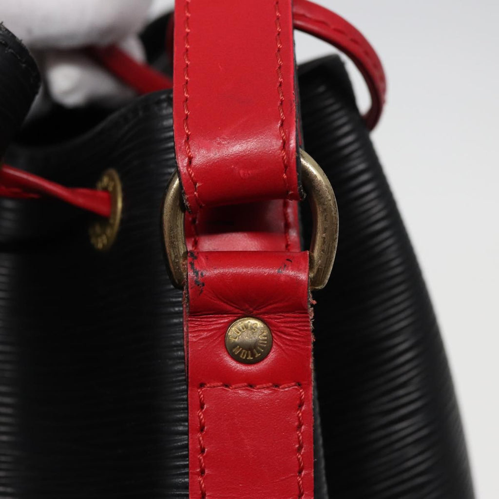 Louis Vuitton Bicolor Noe Handbag Epi Leather Black Leather Shoulder Bag