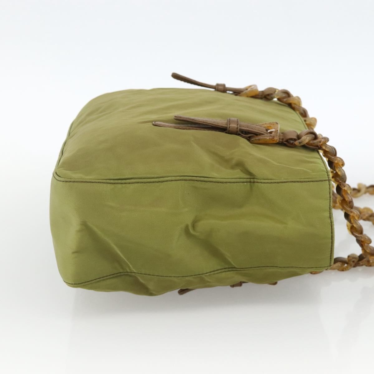 Prada Vintage Tote Tessuto Khaki Nylon Tote Bag Bag