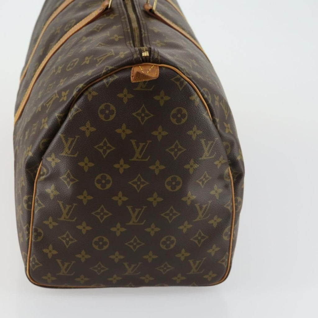 Louis Vuitton Keepall Bag Monogram Canvas Brown Canvas Travel Bag