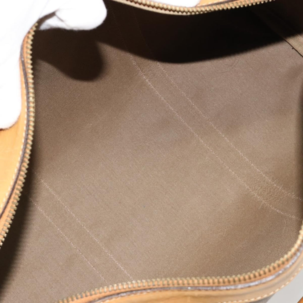 Gucci Vintage Travel Bag Gg Canvas Beige Pvc Travel Bag Bag (Pre-Owned)