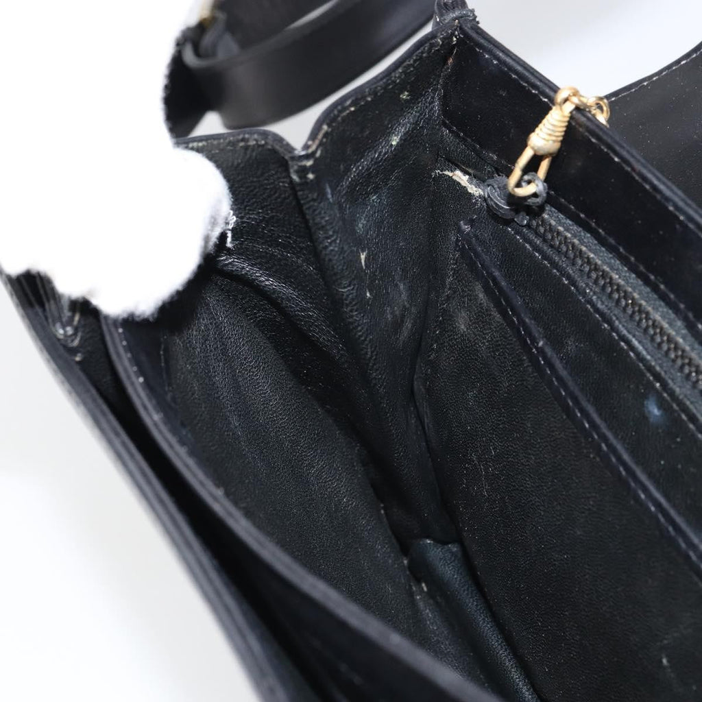 Celine Horse Carriage Shoulder Bag Leather Black Leather Shoulder Bag Bag