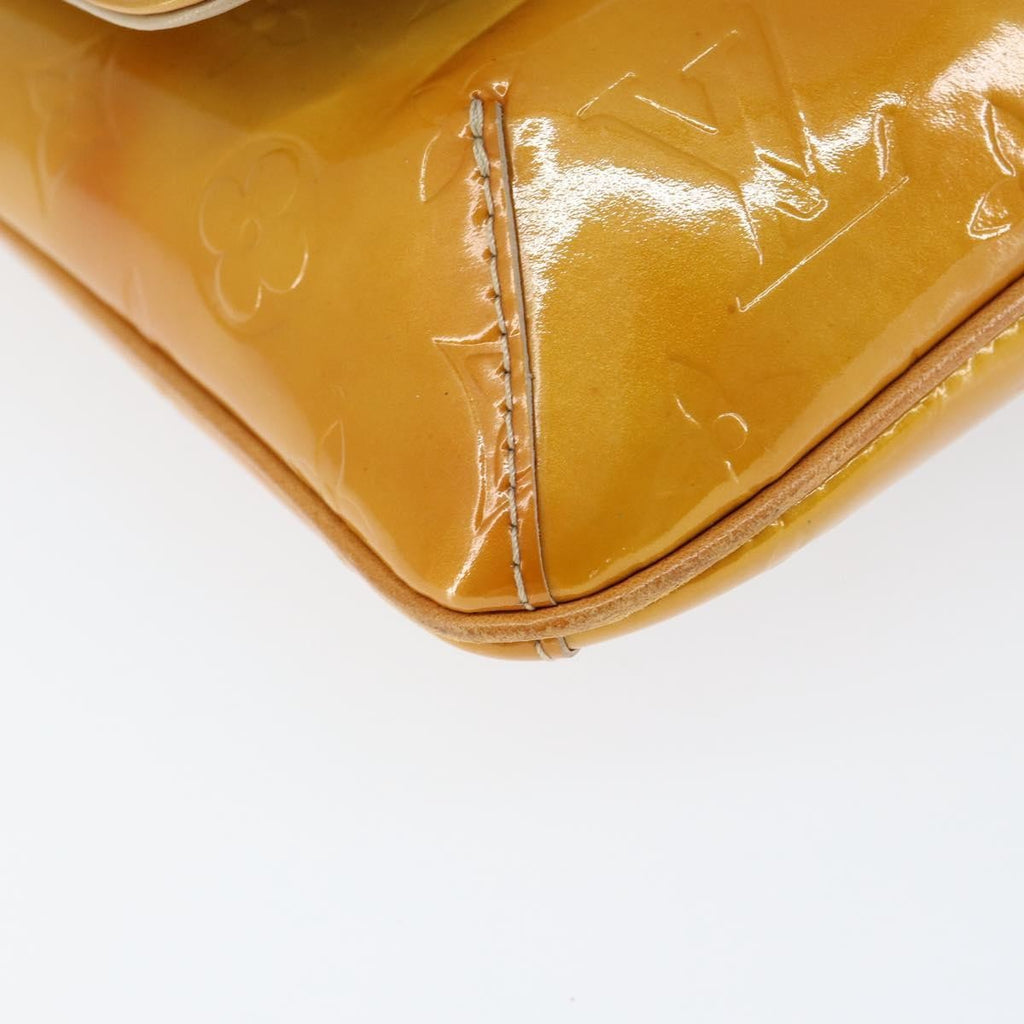 Louis Vuitton Thompson Street Handbag Monogram Vernis Beige Patent_Leather Shoulder Bag