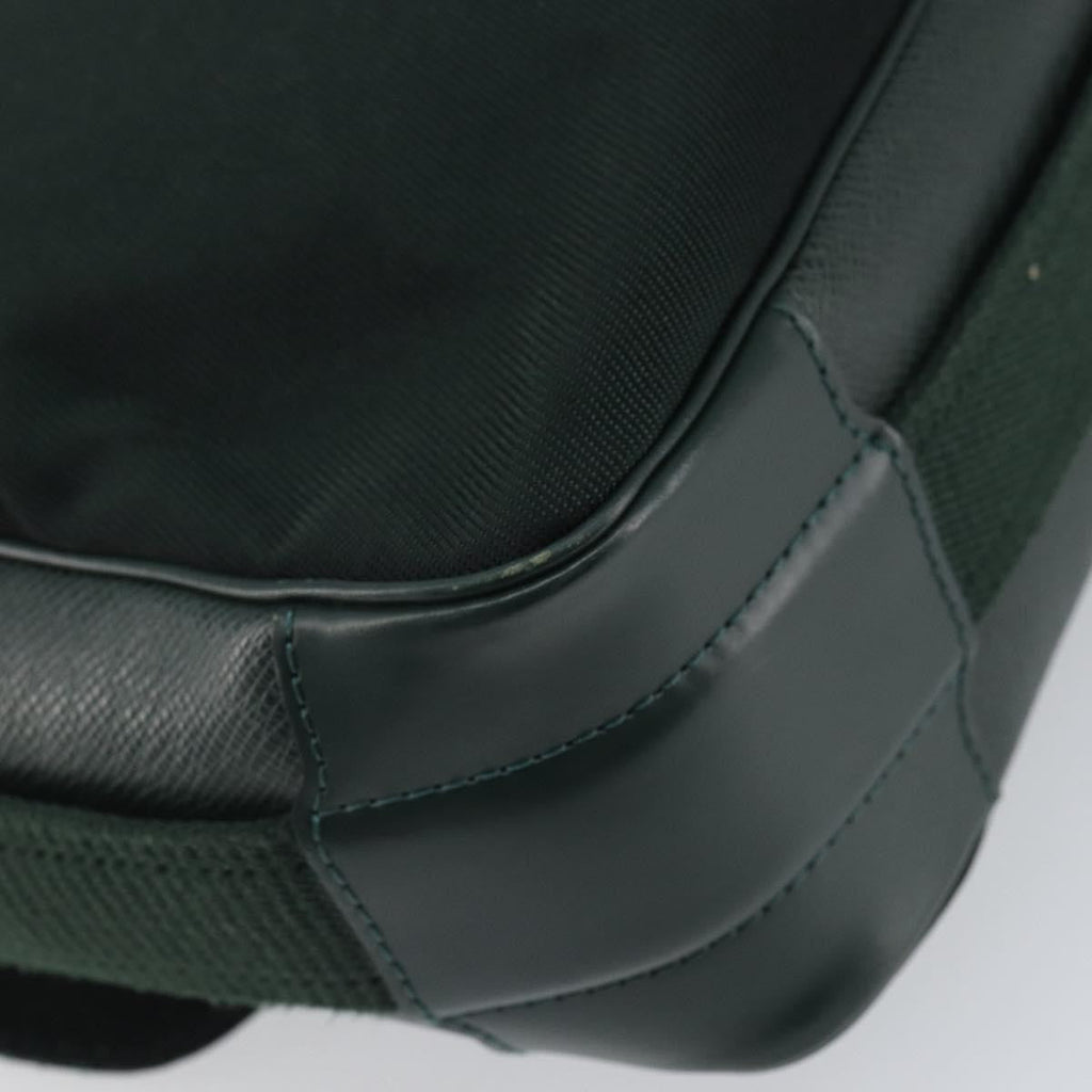 Louis Vuitton Dersou Bag Taiga Leather And Canvas Green Leather Shoulder Bag