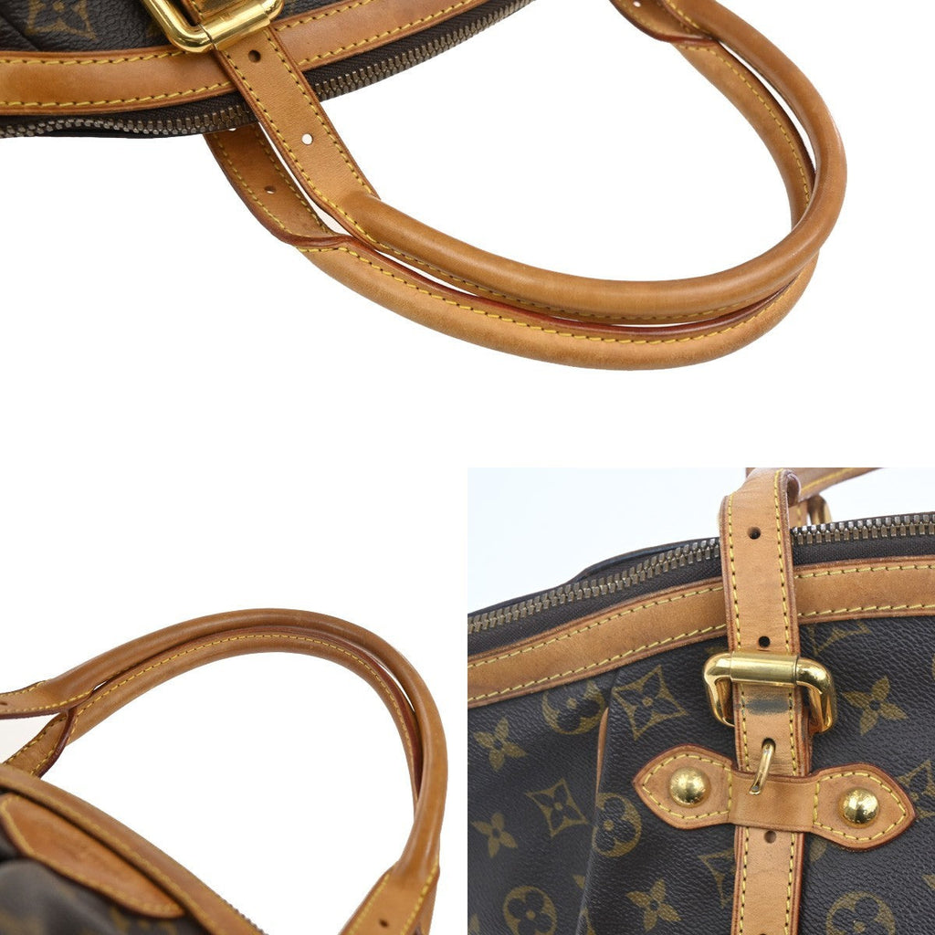 Louis Vuitton Tivoli Handbag Monogram Canvas Brown Canvas Shoulder Bag