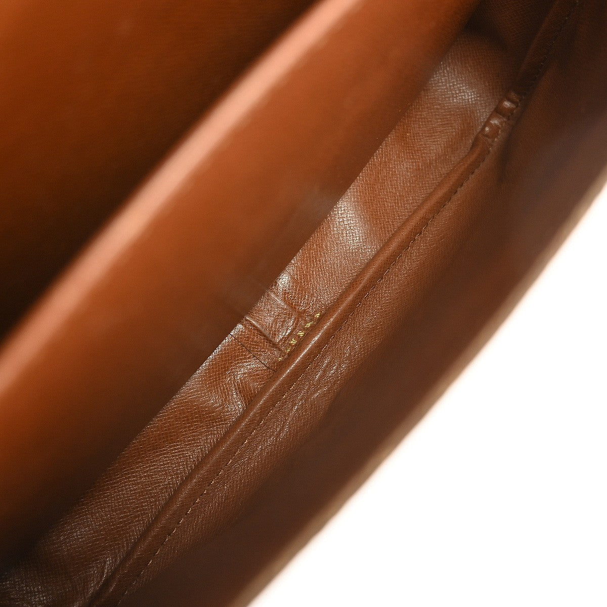 Louis Vuitton Cartouchiere Handbag Monogram Canvas Brown Canvas Shoulder Bag