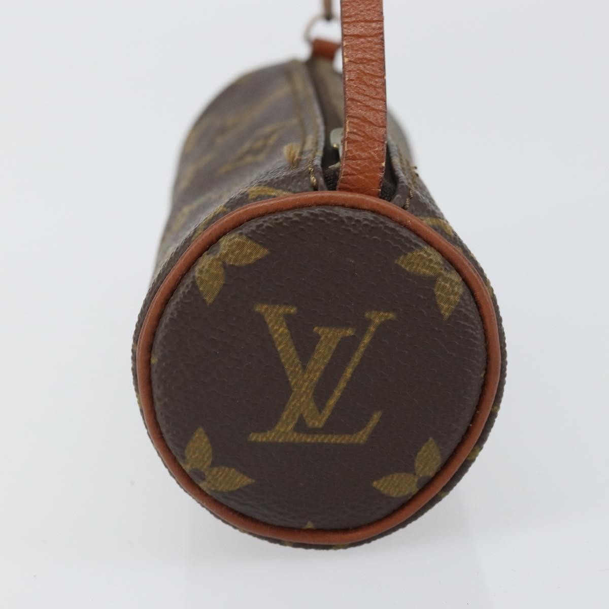 Louis Vuitton Papillon Pochette Monogram Canvas Brown Canvas Clutche & Pouche Bag