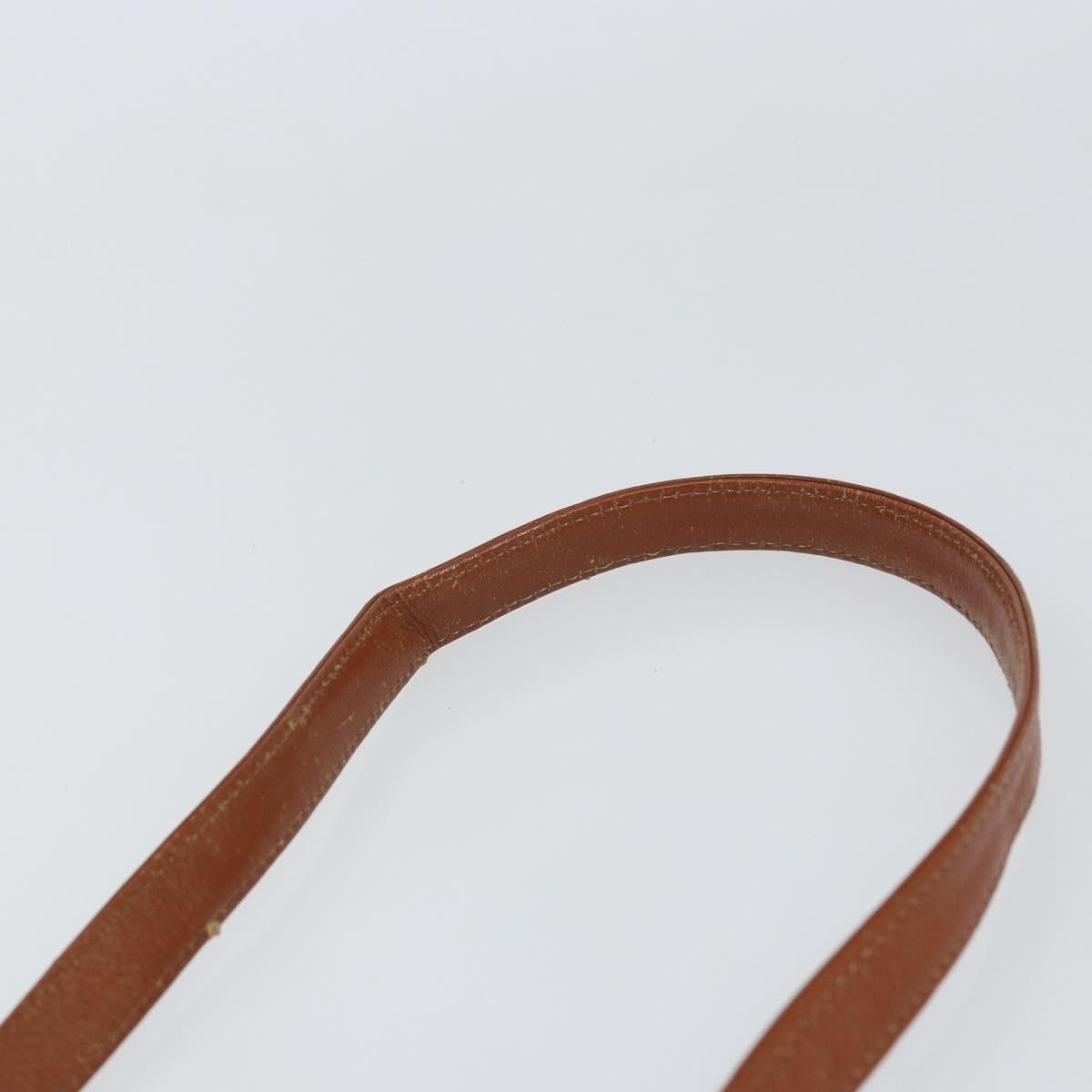 Christian Dior Vintage Trotter Shoulder Bag Canvas Brown Canvas Shoulder Bag Bag (Pre-Owned)