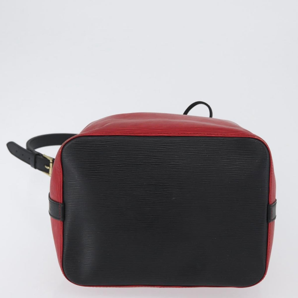 Louis Vuitton Bicolor Petit Noe Handbag Epi Leather Red Leather Shoulder Bag