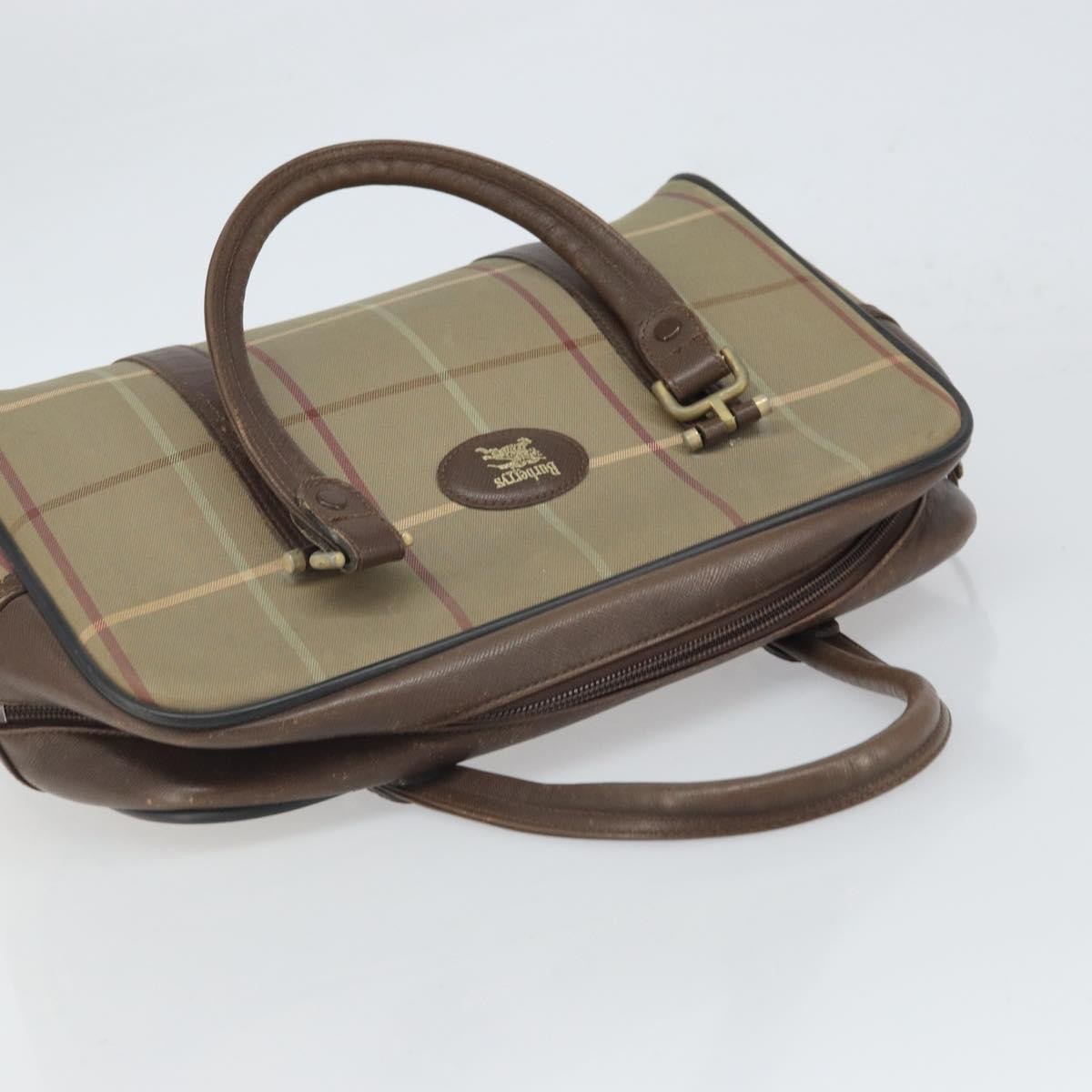 Burberry Nova Handbag Canvas Beige Canvas Handbag