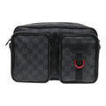 Louis Vuitton Utility Business Bag Damier Graphite Gray Canvas Shoulder Bag