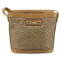 Celine C Sulky Shoulder Bag Canvas And Leather Beige Canvas Shoulder Bag Bag