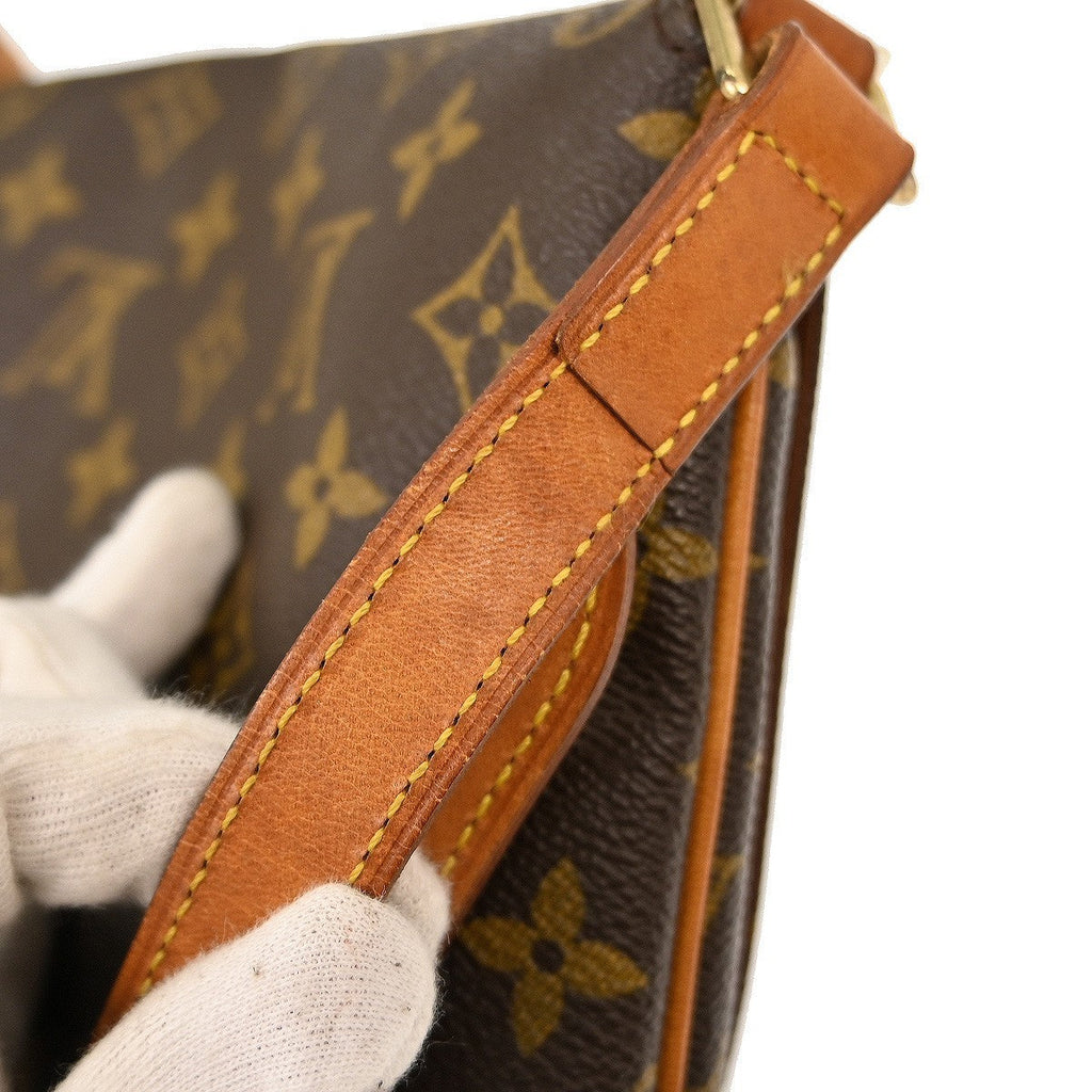 Louis Vuitton Musette Salsa Handbag Monogram Canvas Brown Canvas Shoulder Bag