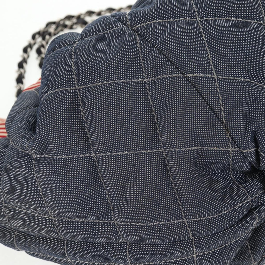 Chanel Stretch Spirit Cabas Quilted Denim Blue Denim_Jeans Bag