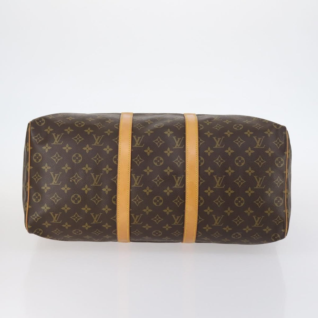 Louis Vuitton Keepall Bag Monogram Canvas Brown Canvas Bag
