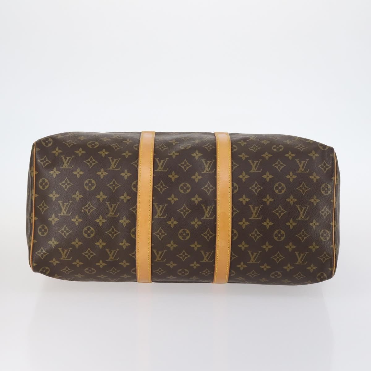Louis Vuitton Keepall Bag Monogram Canvas Brown Canvas Bag
