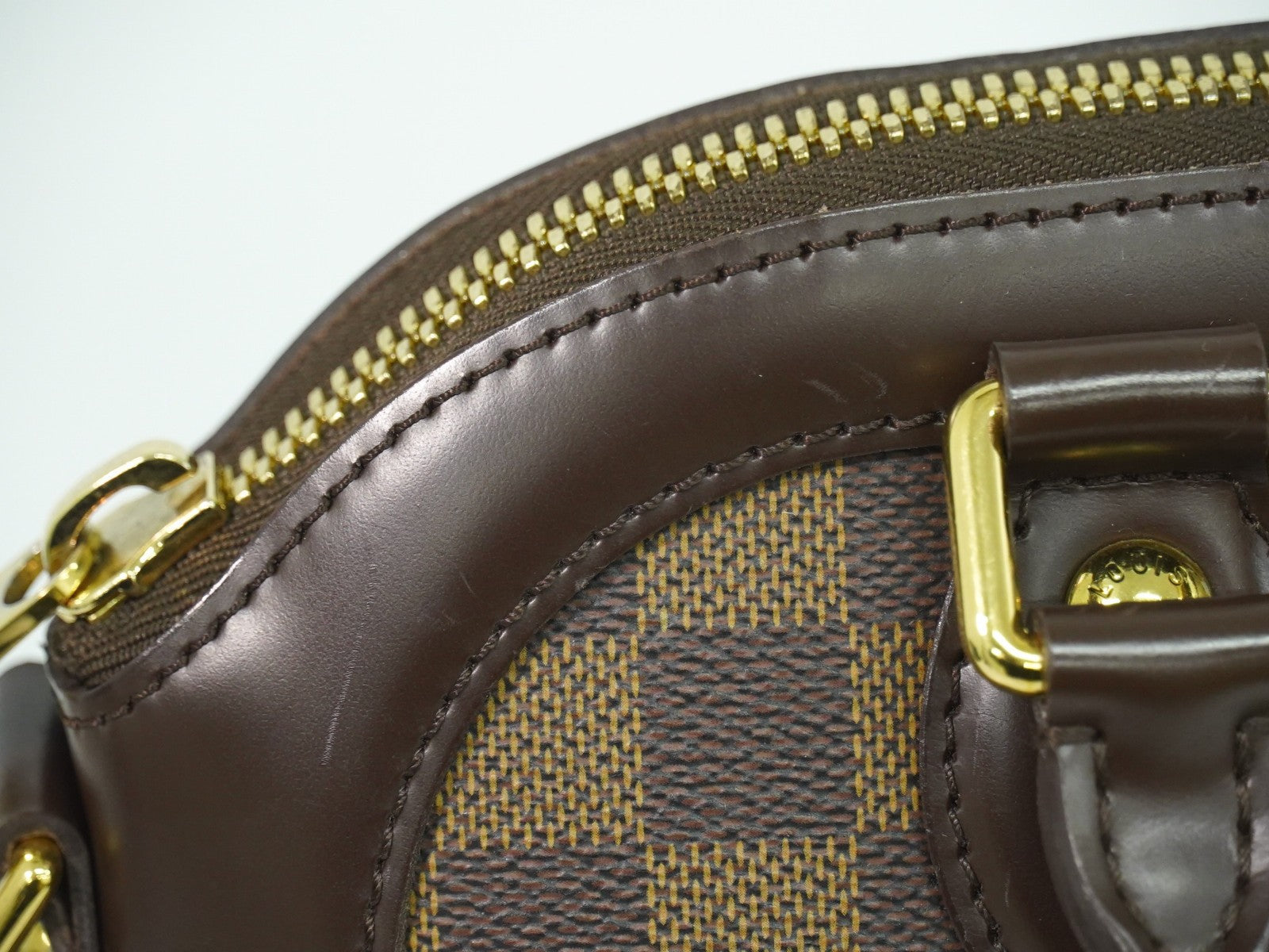 Louis Vuitton Trevi Handbag Damier Brown Canvas Handbag
